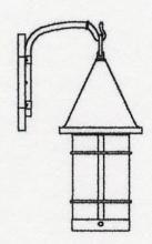 Arroyo Craftsman VB-7TN-P - 7" valencia wall mount