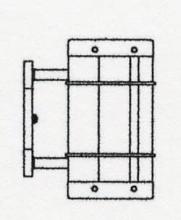 Arroyo Craftsman VS-9NRAM-BK - 9" valencia sconce - no roof