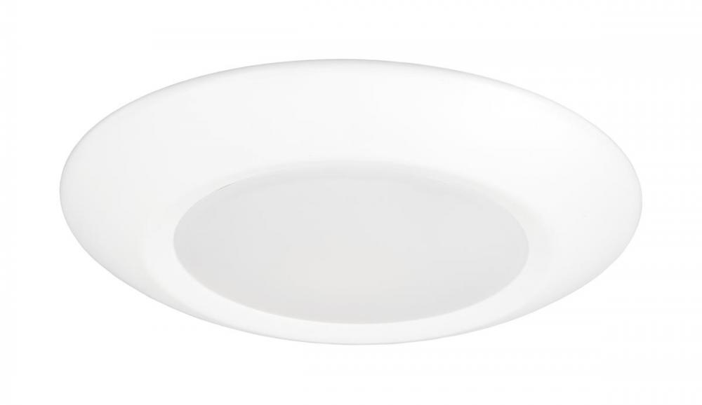 JESCO Flush Mount LED 4" Round Disk 10W 5CCT 90CRI WH