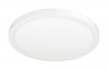 Jesco CM409RA-15R-120V-SW3-WH - JESCO Flush Mount LED 15" Round Alum Slim Trim 30W 3CCT 90CRI WH