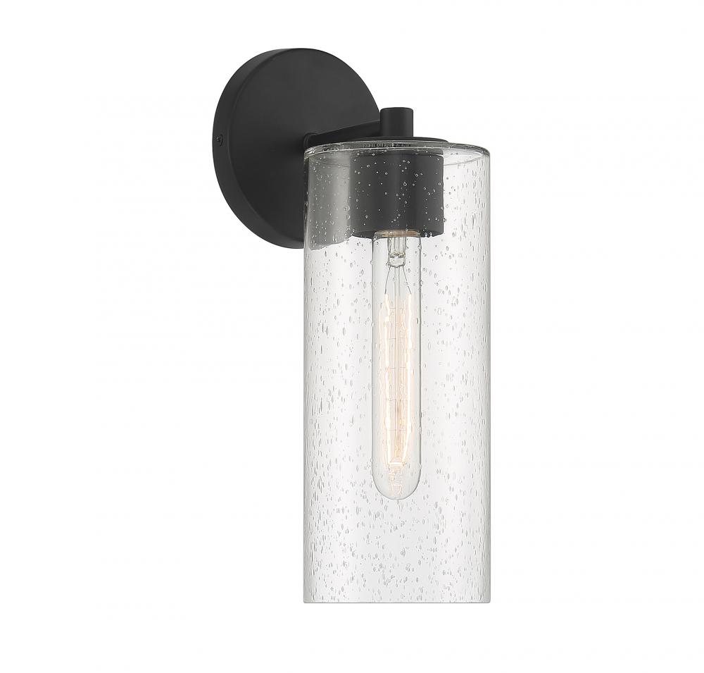 Ricci 1-Light Wall Sconce in Matte Black