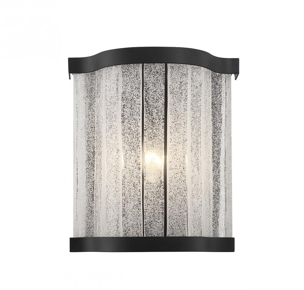 Parkside 1-Light Wall Sconce in Matte Black