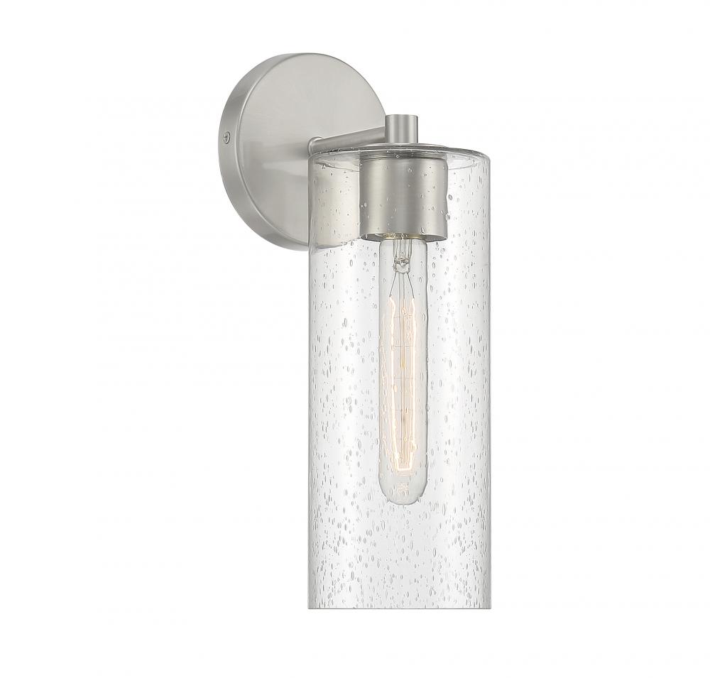 Ricci 1-Light Wall Sconce in Satin Nickel