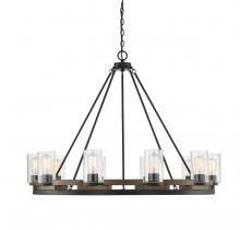 Lighting One US V6-L1-7602-10-185 - Lynwood 10-Light Chandelier in Lodge