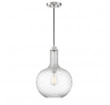 Lighting One US V6-L7-2930-1-109 - Kantor 1-Light Pendant in Polished Nickel