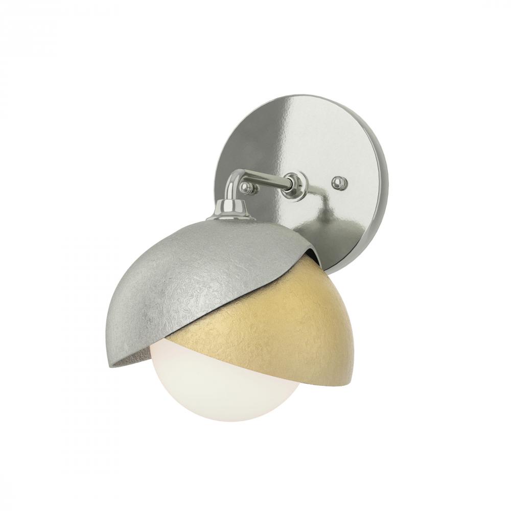 Brooklyn 1-Light Double Shade Bath Sconce