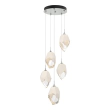 Hubbardton Forge 131138-SKT-LONG-82-WP0755 - Chrysalis 5-Light Large Crystal Pendant