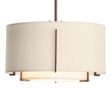 Hubbardton Forge 139602-SKT-MULT-05-SF1099-SA1590 - Exos Small Double Shade Pendant