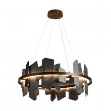 Hubbardton Forge 139665-LED-STND-05-SL - Ardesia Circular LED Pendant