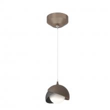 Hubbardton Forge 161183-SKT-STND-05-10-GG0711 - Brooklyn Double Shade Low Voltage Mini Pendant