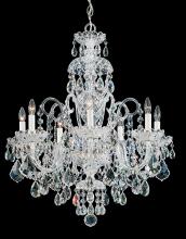 Schonbek 1870 6811-40R - Olde World 7 Light 120V Chandelier in Polished Silver with Clear Radiance Crystal