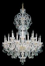 Schonbek 1870 6815-40R - Olde World 23 Light 120V Chandelier in Polished Silver with Clear Radiance Crystal