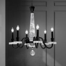 Schonbek 1870 S9327-26OH - Amadeus 6 Light 120V Chandelier in French Gold with Optic Haze Quartz