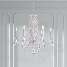 Schonbek 1870 RS83061N-401R - Siena 6 Light 120V Chandelier (No Spikes) in Polished Stainless Steel with Clear Radiance Crystal