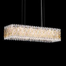 Schonbek 1870 RS8344N-401R - Sarella 13 Light 120V Linear Pendant in Polished Stainless Steel with Clear Radiance Crystal