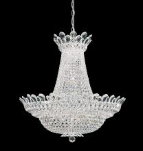 Schonbek 1870 5873R - Trilliane 53 Light 120V Chandelier in Polished Stainless Steel with Clear Radiance Crystal