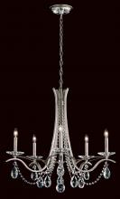 Schonbek 1870 VA8335N-59H - Vesca 5 Light 120V Chandelier in Ferro Black with Clear Heritage Handcut Crystal