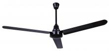 Canarm CP60DW10N - Industrial DC Fan, CP60DW10N, 60" Fan, BK Color, Downrod Mount, HIGH PERFORMANCE WEATHERPROOF