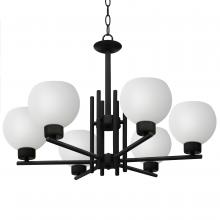 Whitfield CH28056-6WHBK - 6 Light Chandelier