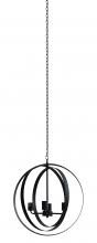 Whitfield CH6985-20BK - 4 Light Chandelier