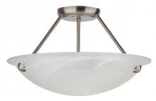 Whitfield SF0028B-16SS - 3 Light Semi Flush