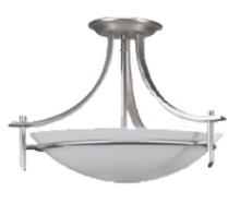 Whitfield SF89-13SS - 2 Light Semi Flush