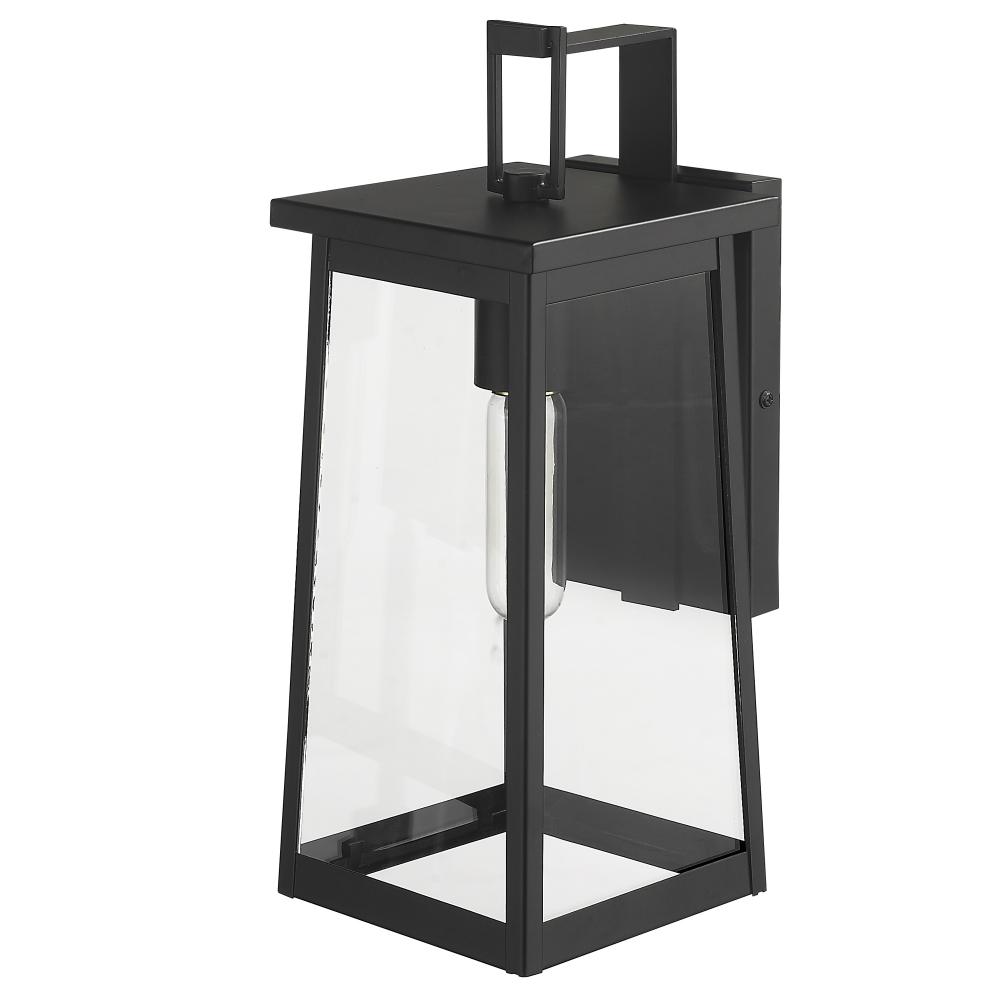 Alden 1-Light Matte Black Wall Light