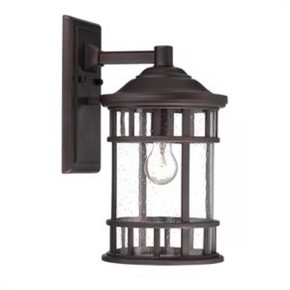 Vista II Collection Wall-Mount 1-Light Outdoor Architectural Bronze Light Fixture