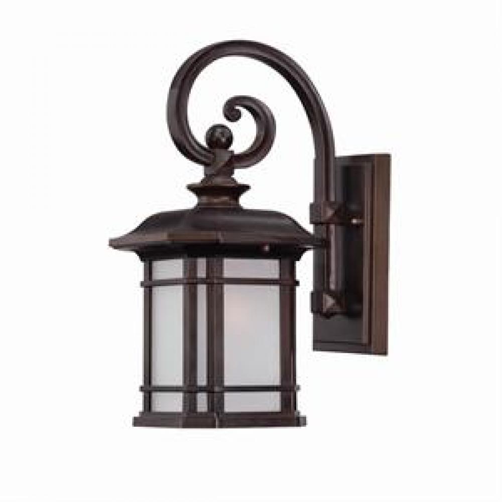 Somerset Collection Wall-Mount 1-Light Outdoor Architectural Bronze Light Fixture