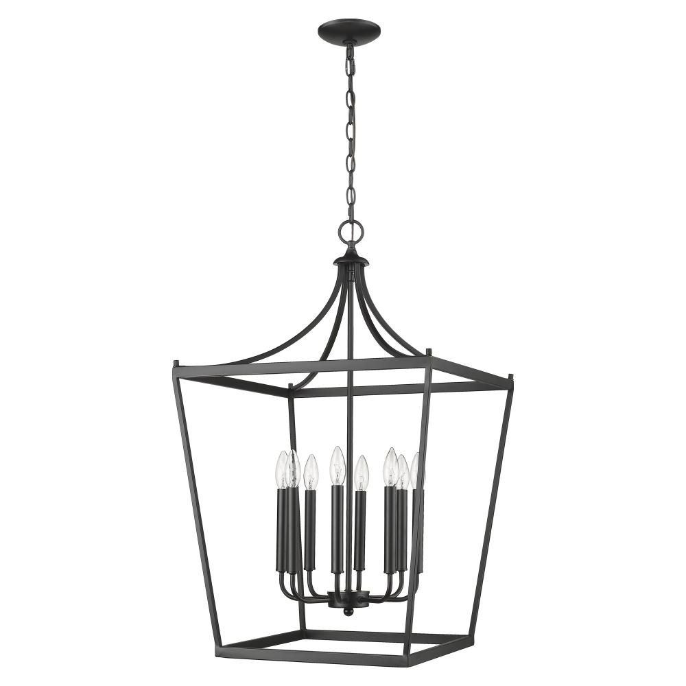 Kennedy 8-Light Matte Black Chandelier