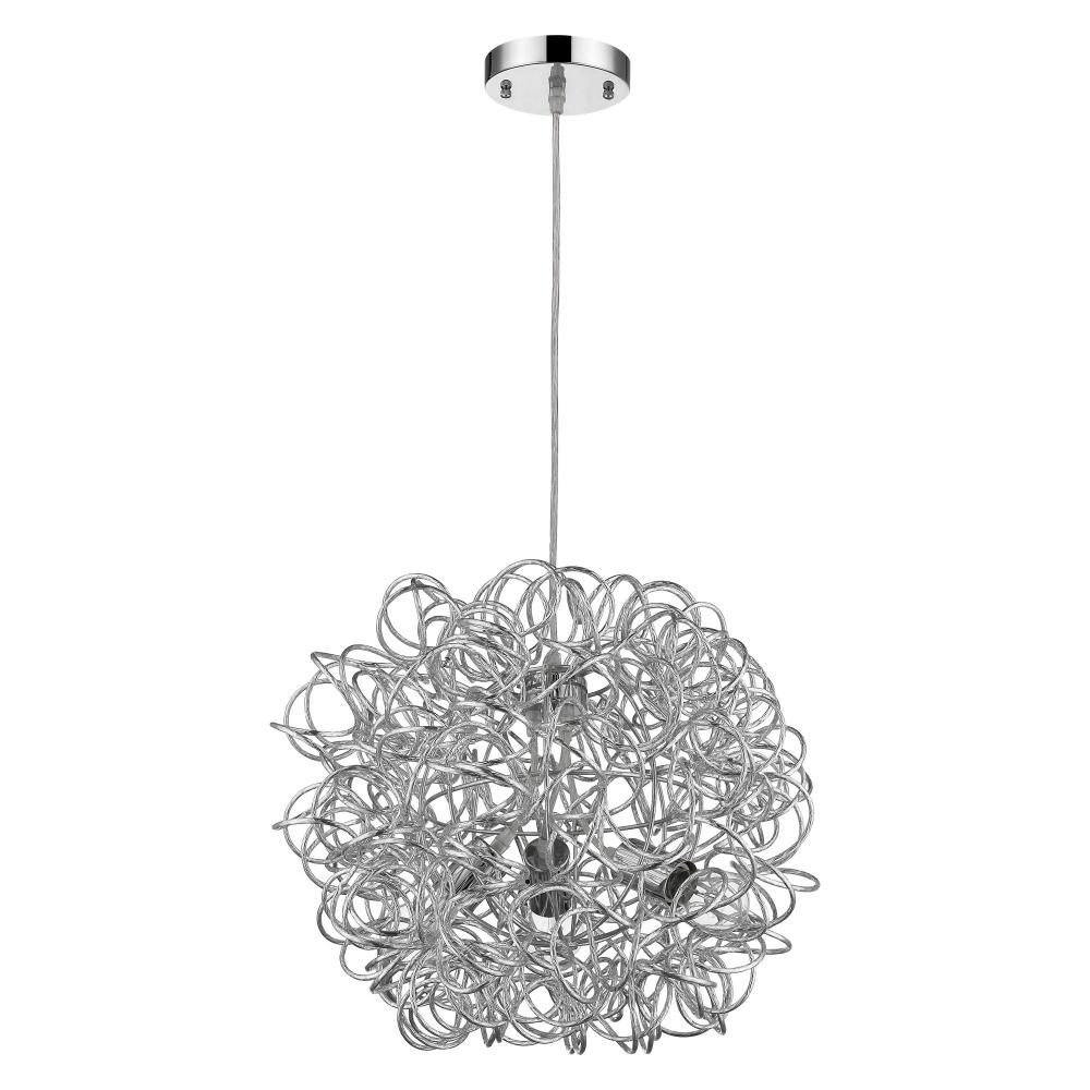 Mingle 3-Light Polished Chrome Pendant