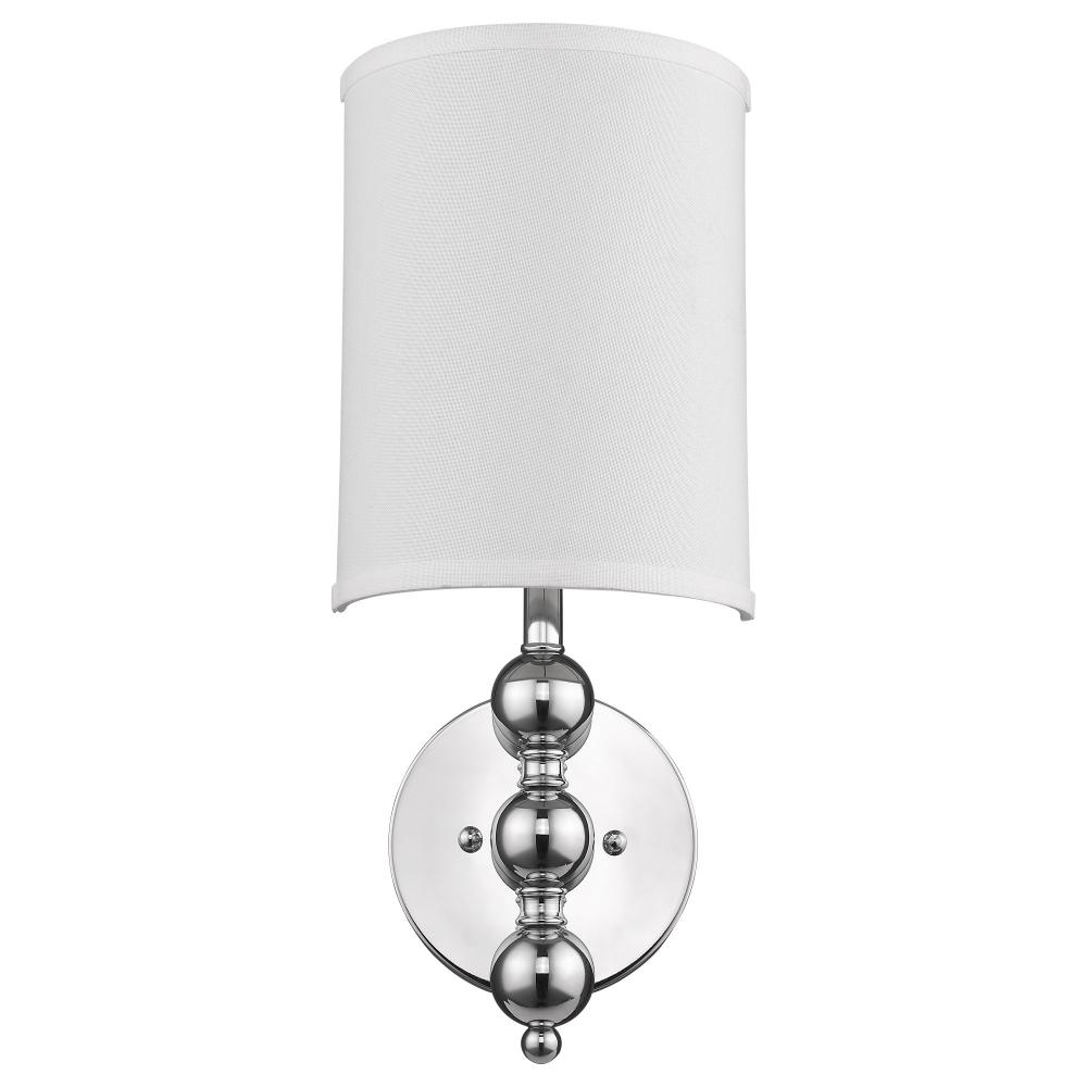 St. Clare 1-Light Polished Chrome Wall Sconce