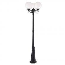 Acclaim Lighting 5269BK/WH - Havana Collection 3-Head Post Combination 3-Light Outdoor Matte Black Post Light