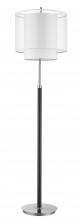 Acclaim Lighting BF7164 - Roosevelt 1-Light Espresso And Brushed Nickel Floor Lamp