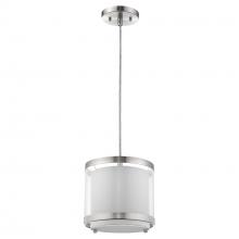 Acclaim Lighting BP8943 - Lux 1-Light Brushed Nickel Mini Pendant