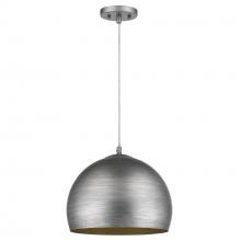 Acclaim Lighting TP7267-66 - Latitude 1-Light Hand Painted Weathered Pewter Pendant