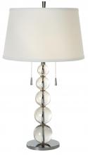 Acclaim Lighting TT5800 - Palla 2-Light Crystal And Polished Chrome Table Lamp