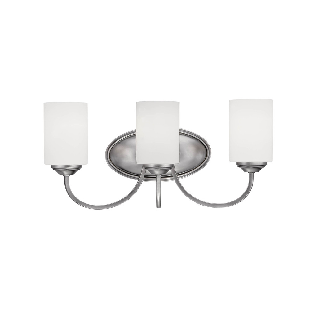 Lansing 3-Light Vanity Brushed Pewter