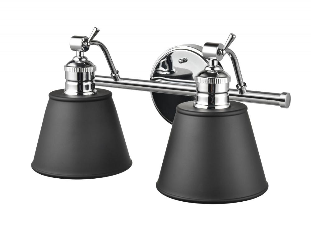 Layne 2-Light Vanity Chrome