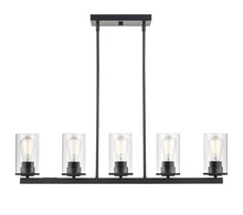 Millennium 2725-MB - Verlana 5-Light Island Matte Black