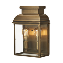 Lucas McKearn EL/OLDBAILEYLBR - Old Bailey Brass Outdoor Wall Lantern Large Made in Solid Brass Porch Lighting Fixture