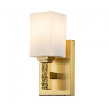 Lucas McKearn BB1101AGB-1 - Jack 1 Light Bath Bar in Aged Brass