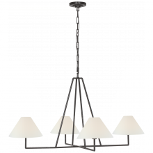 Visual Comfort & Co. Signature Collection RL CHC 5335AI-L - Ashton Extra Large Four Light Sculpted Chandelier