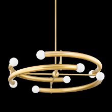 Mitzi by Hudson Valley Lighting H782808-AGB - ALLEGRA Chandelier