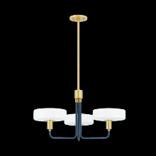 Mitzi by Hudson Valley Lighting H886803-AGB/SBL - Aston Chandelier