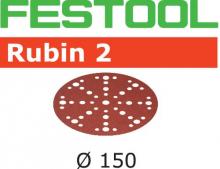 Festool 575183 - Grit Abrasives STF D150/48 P150 RU2/10 Rubin 2