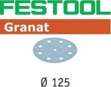 Festool 497147 - Grit Abrasives STF D125/8 P80 GR/10 Granat