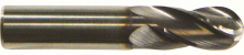 Cleveland C63507 - 4-Flute Ball Nose Single End General Purpose End Mill