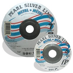 7 x 1/8 x 5/8-11 Silver Line™ AO Depressed Center Wheels, A24S, Pipeline