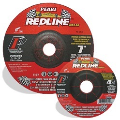 6 x 1/4 x 5/8-11 Redline™ Max-A.O.™ Depressed Center Grinding Wheel, Pipeline